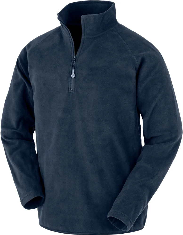 Microfleece Pullover mit 1/4 Zip