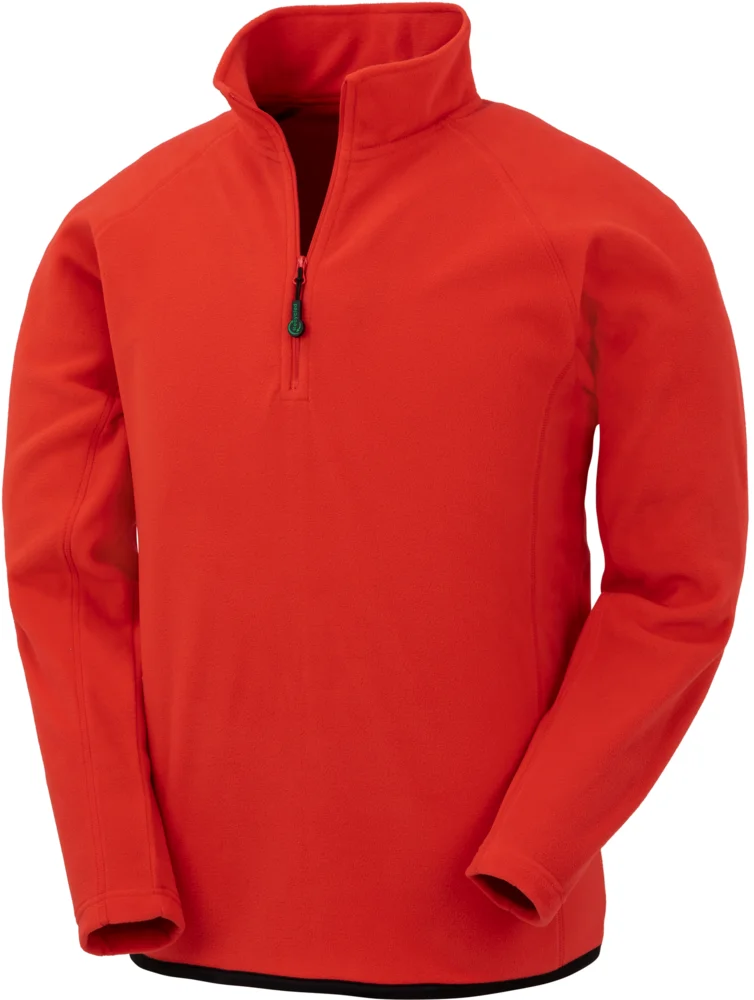 Microfleece Pullover mit 1/4 Zip