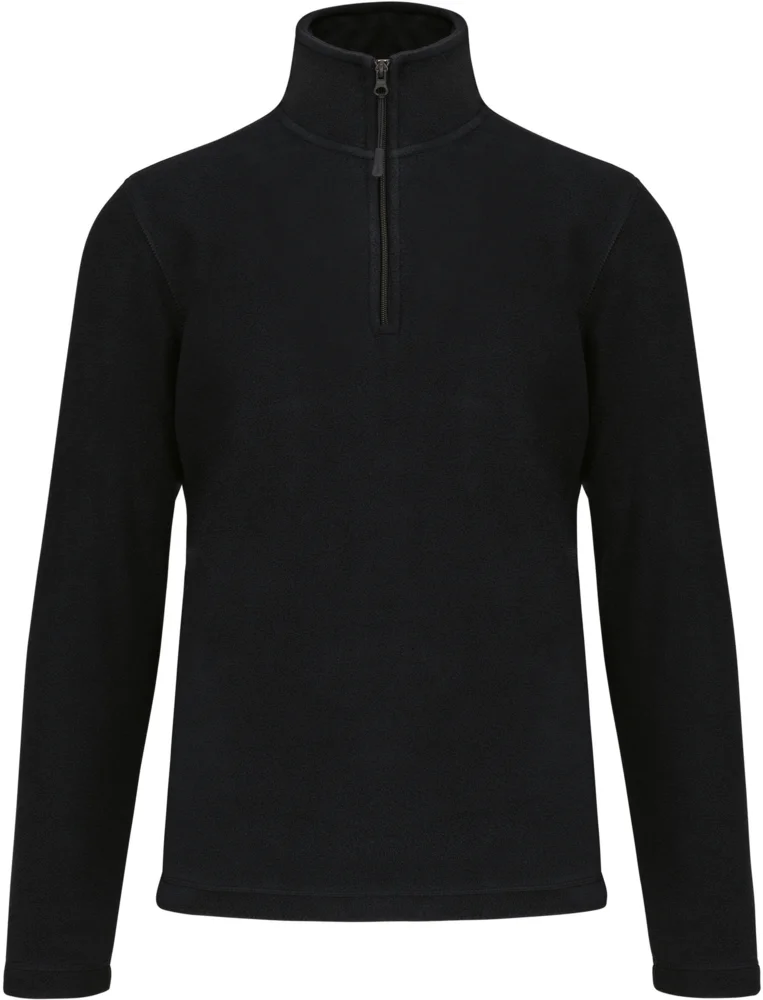 Microfleece Pullover mit 1/4 Zip "Enzo"