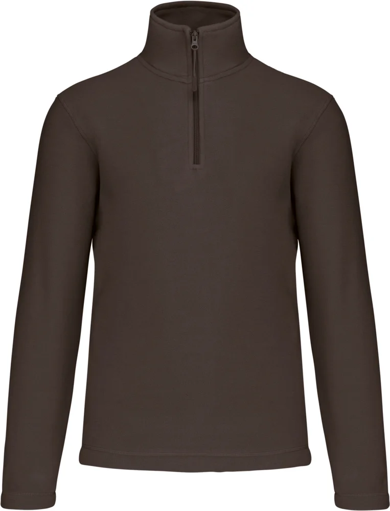 Microfleece Pullover mit 1/4 Zip "Enzo"
