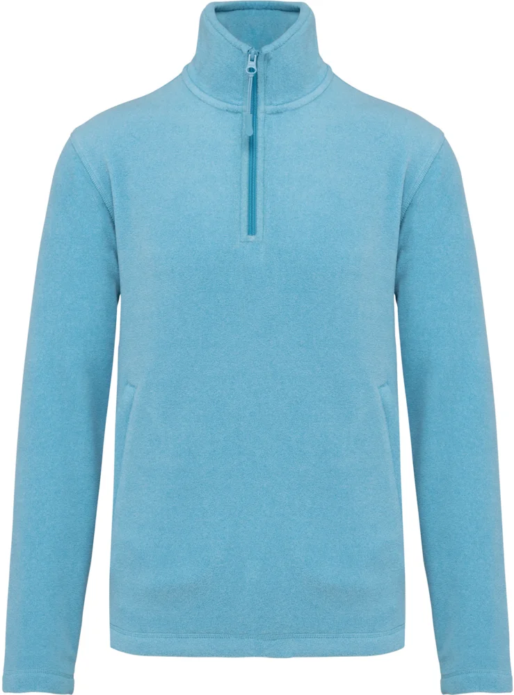 Microfleece Pullover mit 1/4 Zip "Enzo"