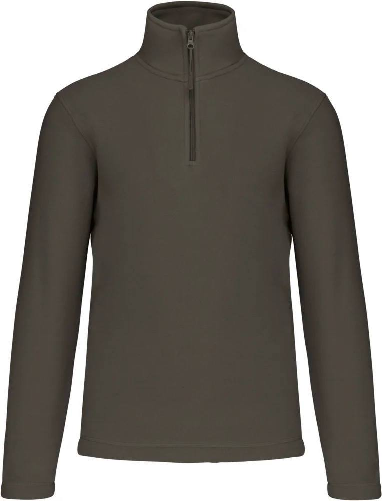 Microfleece Pullover mit 1/4 Zip "Enzo"
