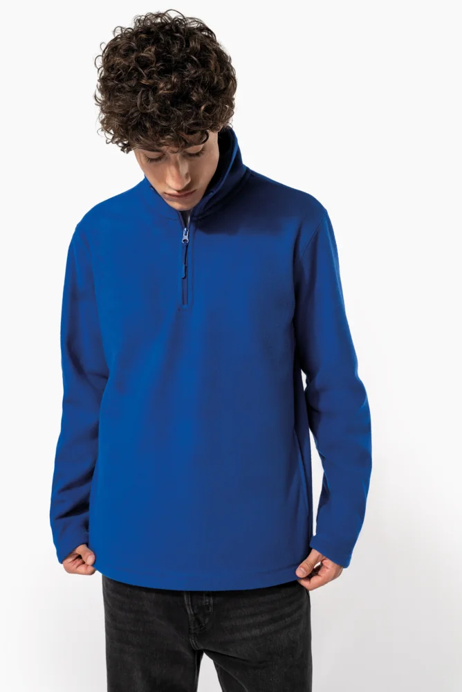 Microfleece Pullover mit 1/4 Zip "Enzo"