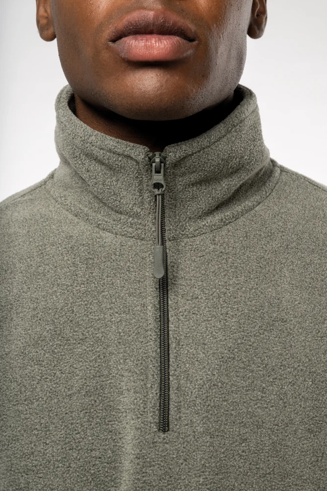 Microfleece Pullover mit 1/4 Zip "Enzo"