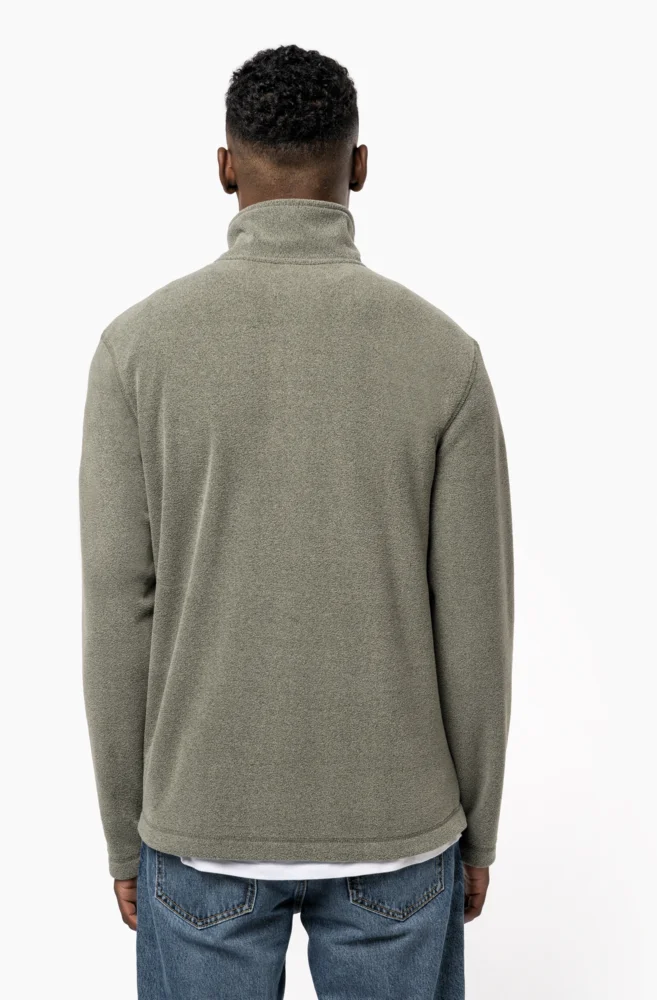 Microfleece Pullover mit 1/4 Zip "Enzo"