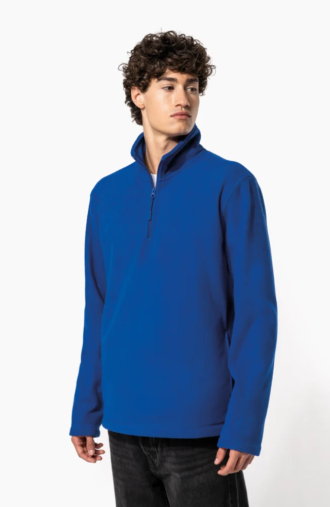 Microfleece Pullover mit 1/4 Zip "Enzo"