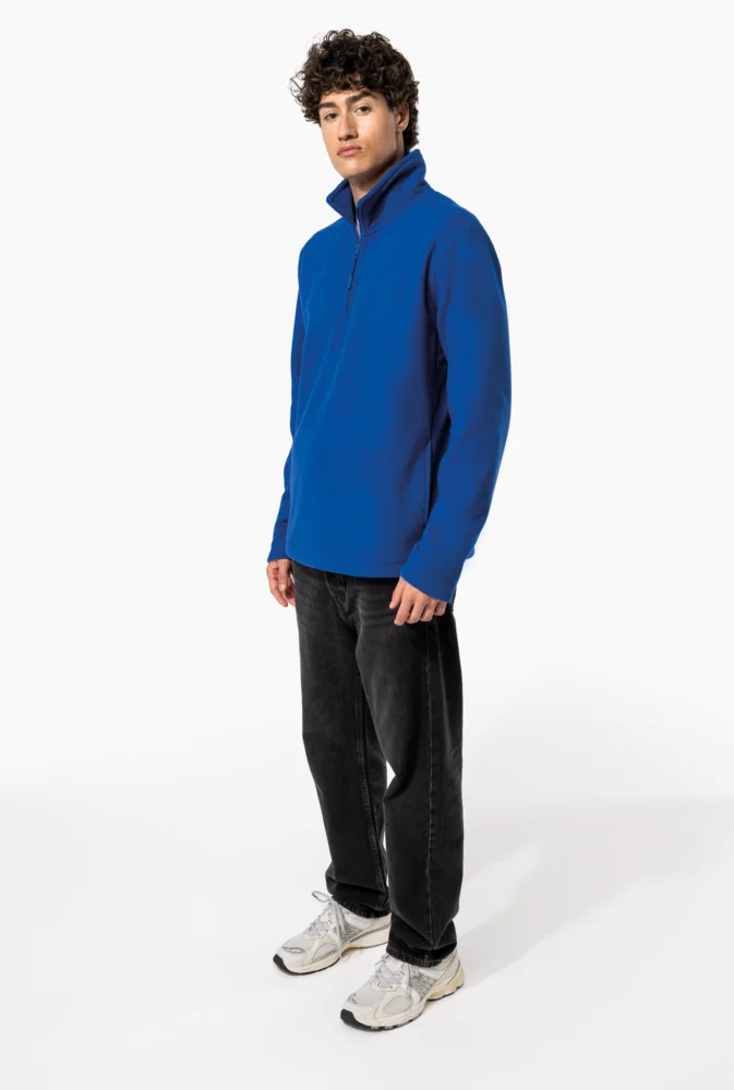 Microfleece Pullover mit 1/4 Zip "Enzo"