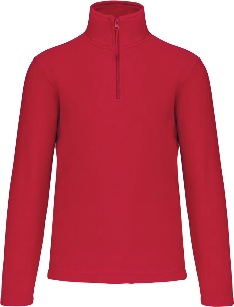 Microfleece Pullover mit 1/4 Zip "Enzo"