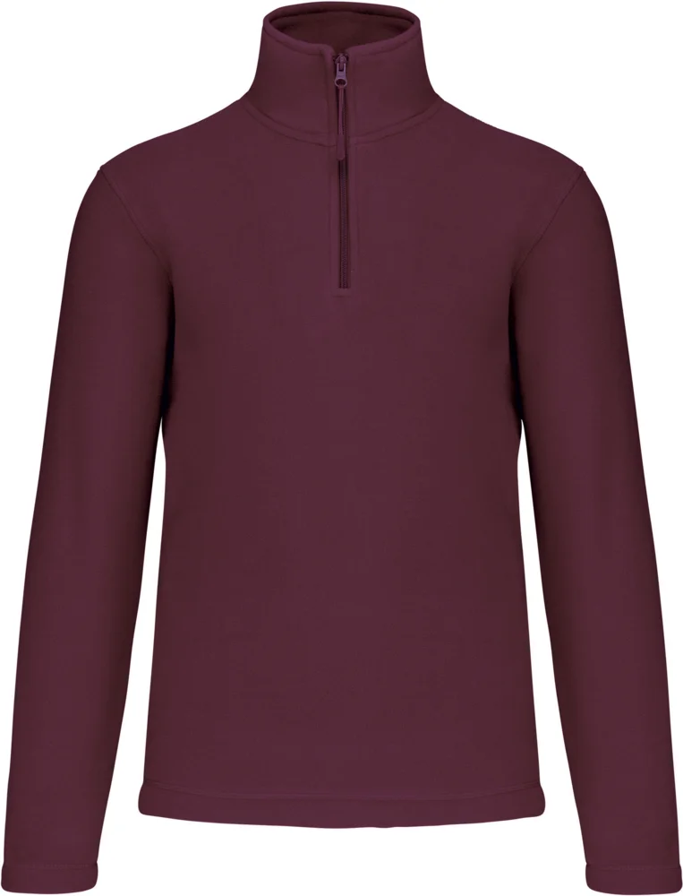 Microfleece Pullover mit 1/4 Zip "Enzo"