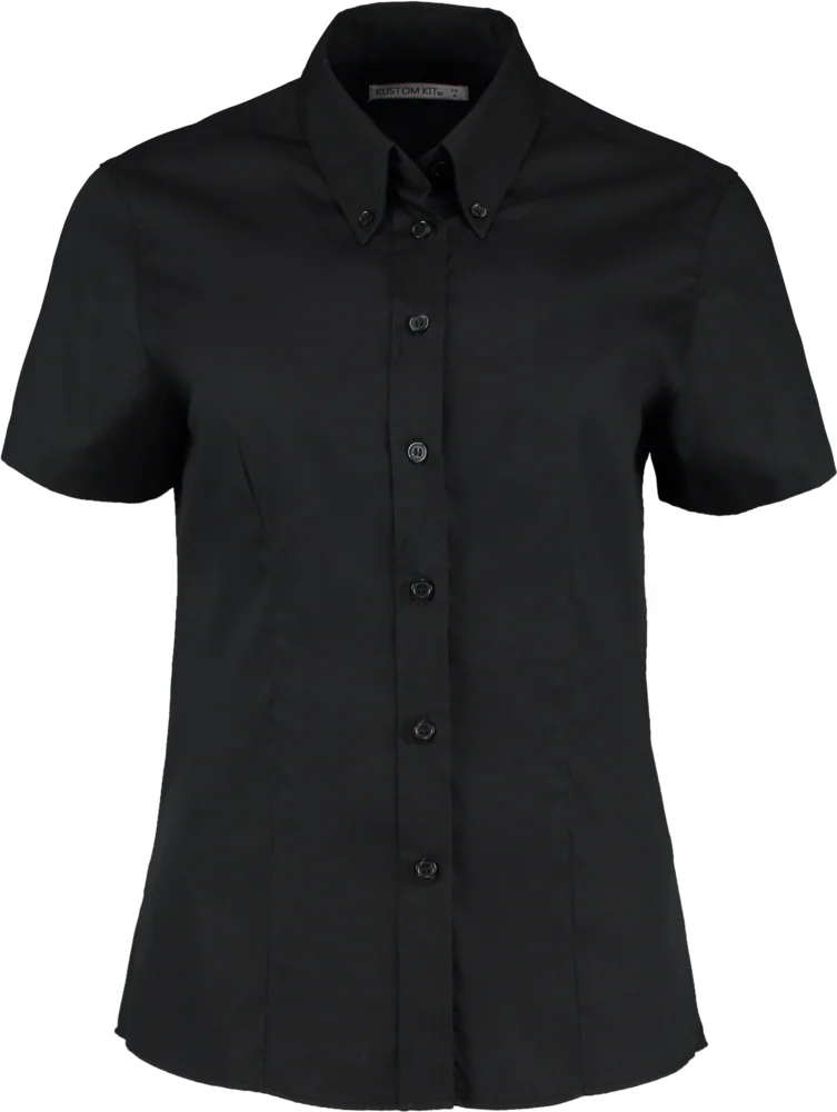 Oxford Bluse kurzarm