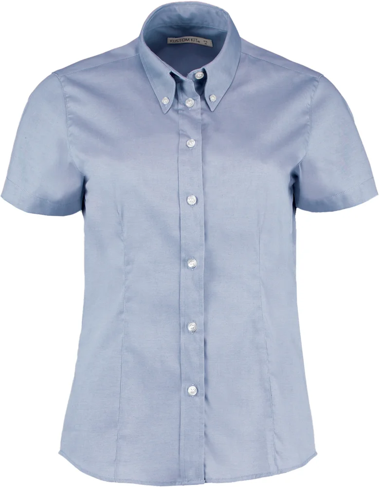 Oxford Bluse kurzarm