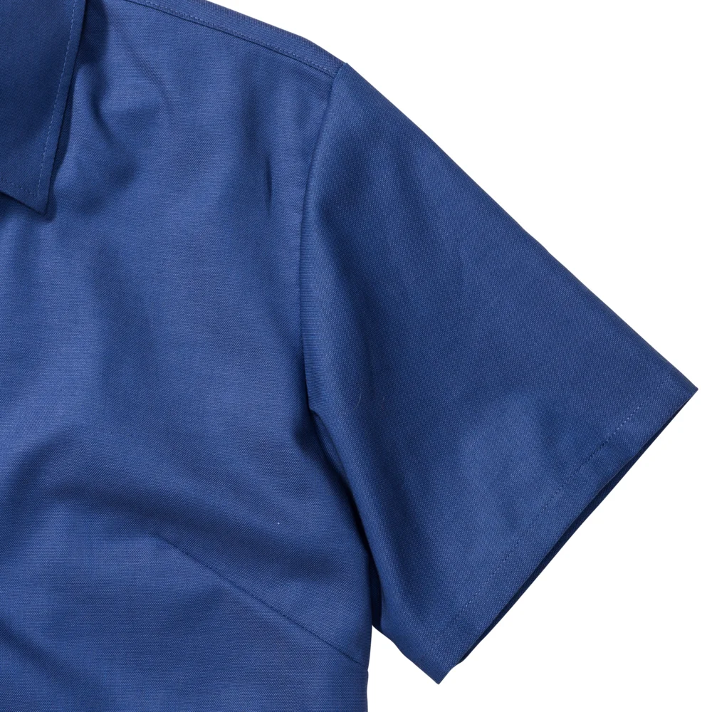 Oxford Bluse kurzarm