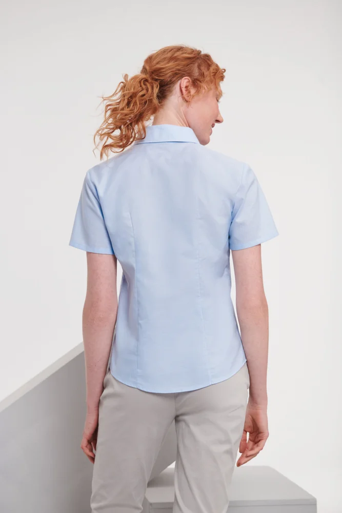 Oxford Bluse kurzarm