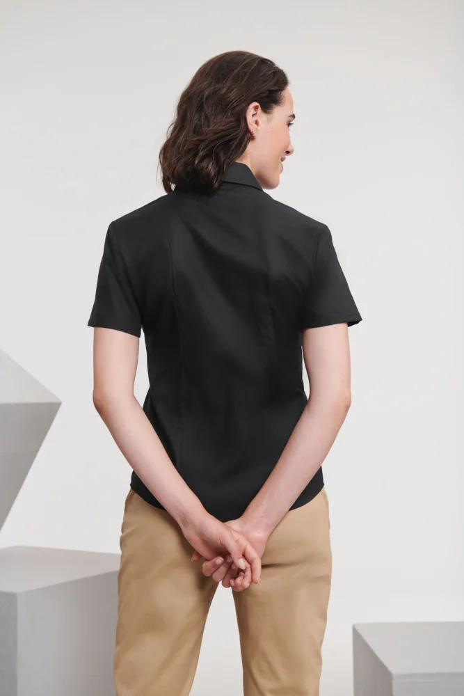 Oxford Bluse kurzarm