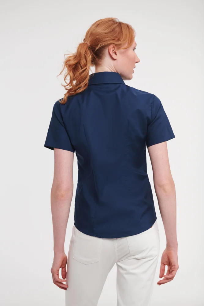 Oxford Bluse kurzarm