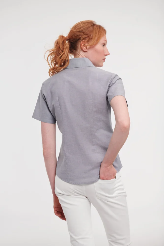 Oxford Bluse kurzarm