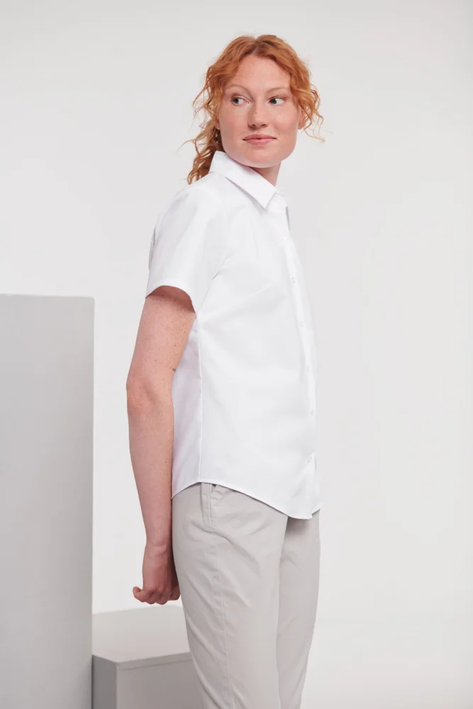 Oxford Bluse kurzarm