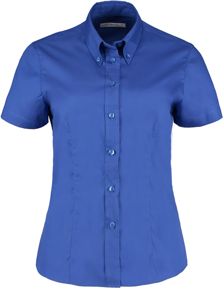 Oxford Bluse kurzarm