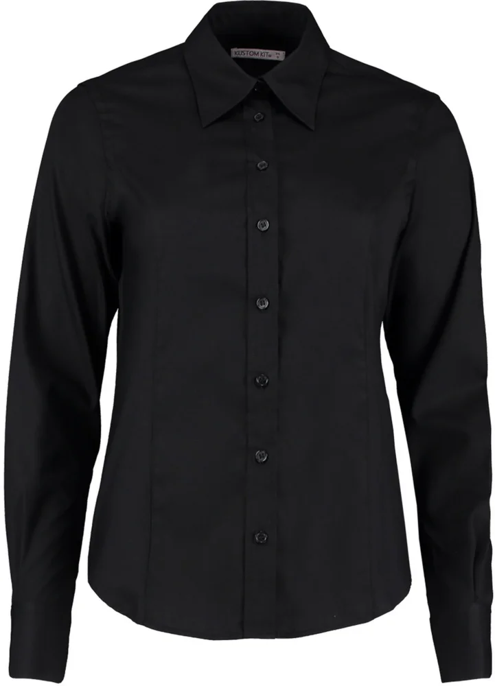 Oxford Bluse langarm