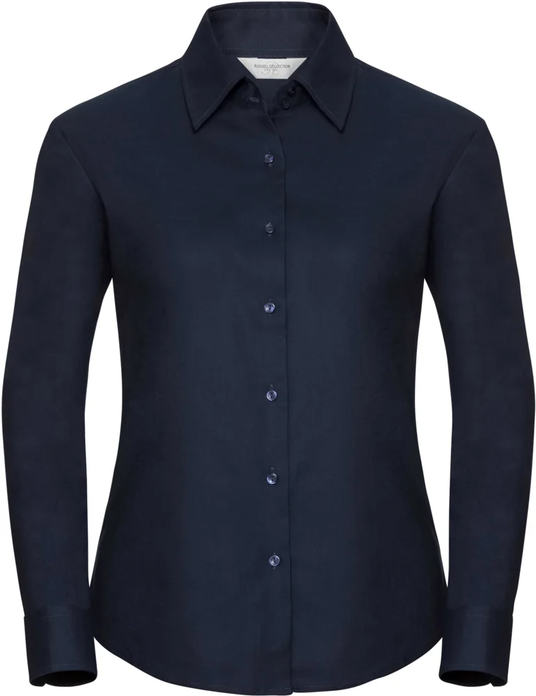 Oxford Bluse langarm