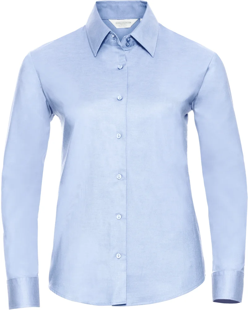 Oxford Bluse langarm