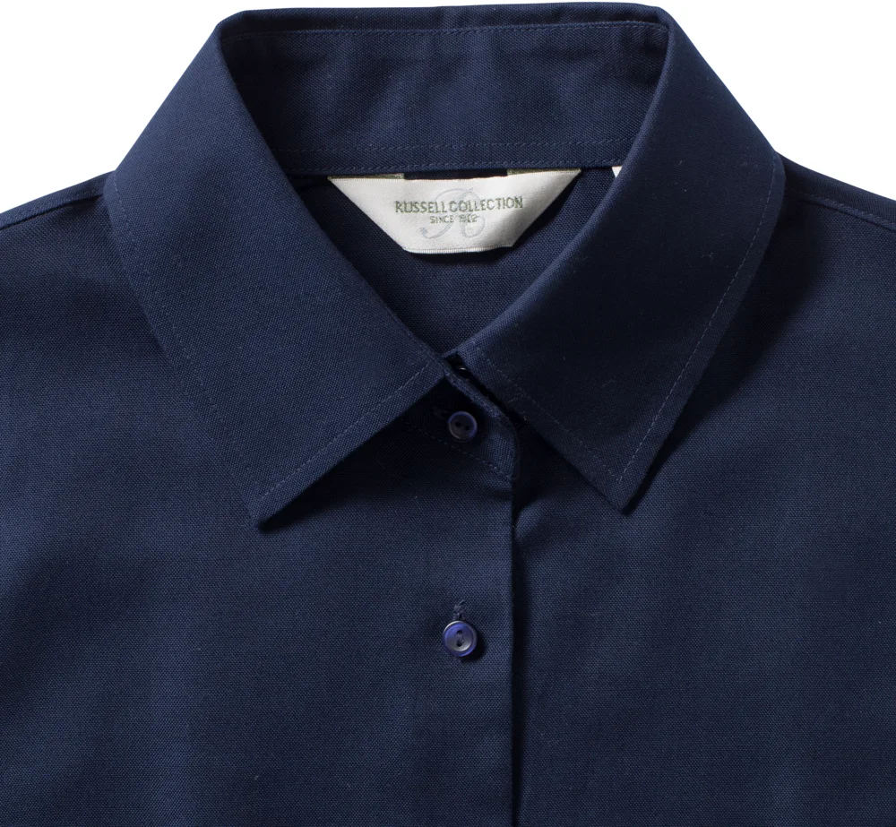 Oxford Bluse langarm