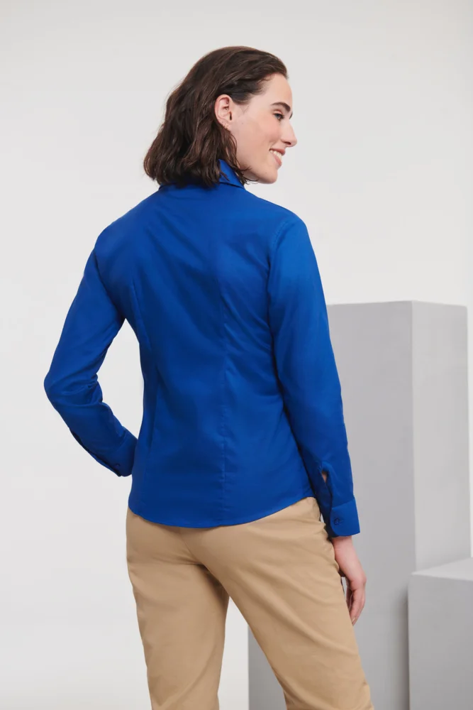 Oxford Bluse langarm