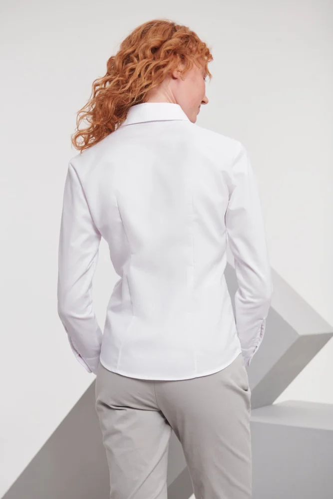 Oxford Bluse langarm