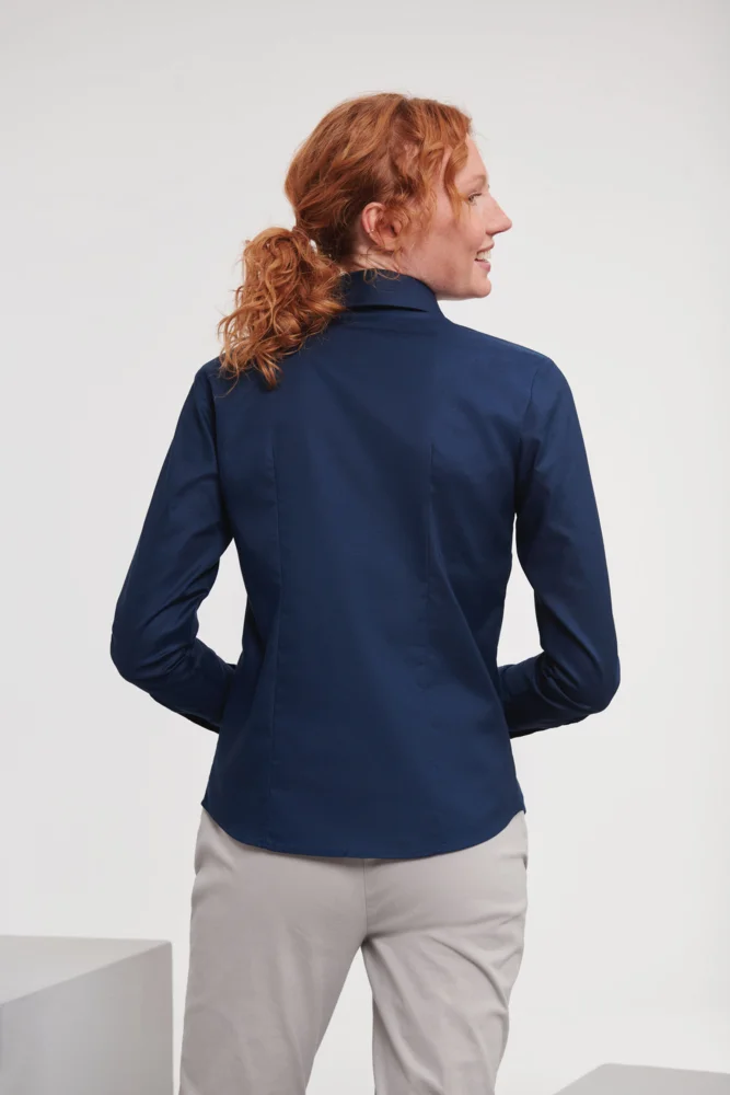 Oxford Bluse langarm