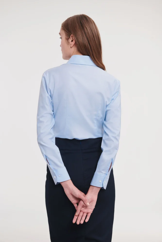 Oxford Bluse langarm