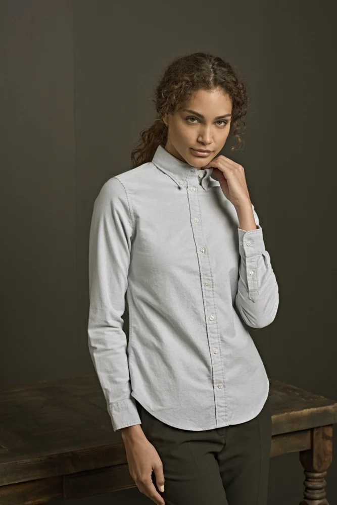 Oxford Bluse "Perfect" langarm