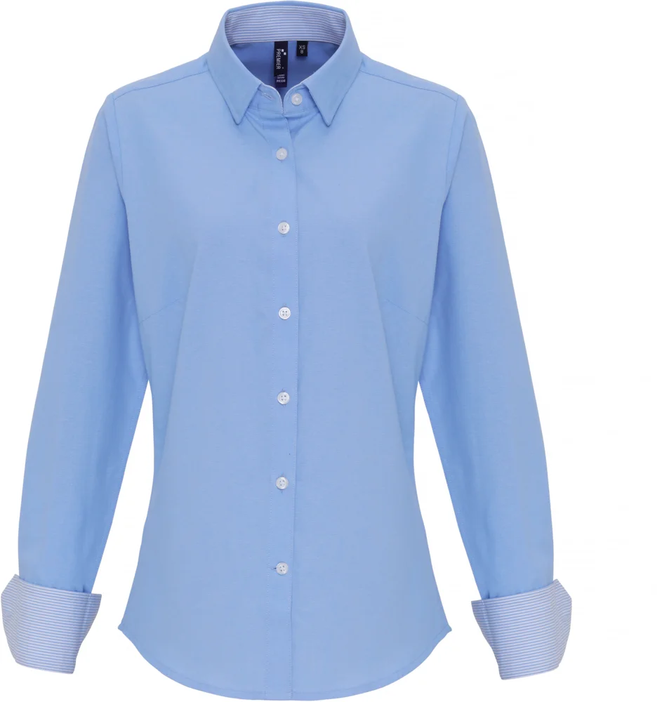 Oxford Striped Blouse long-sleeve