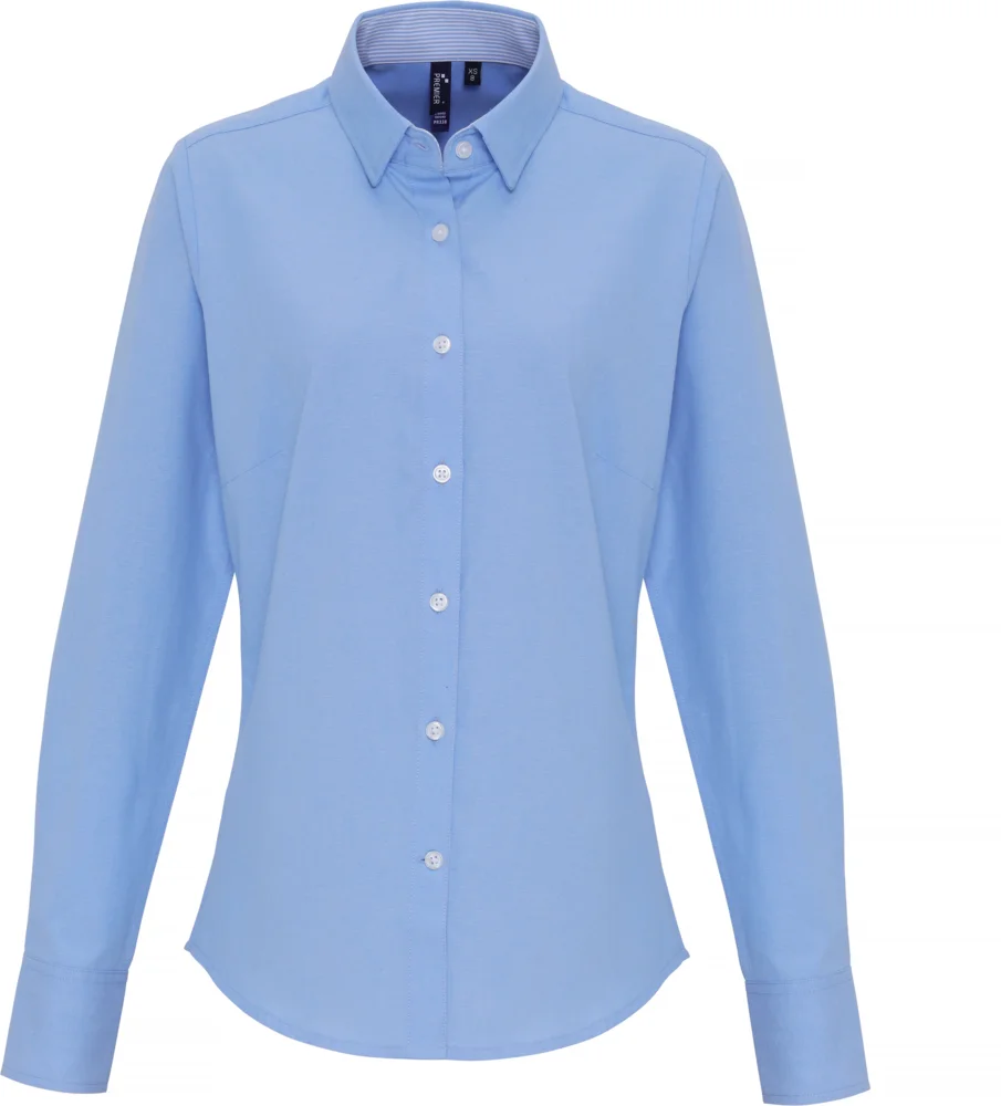 Oxford Striped Blouse long-sleeve
