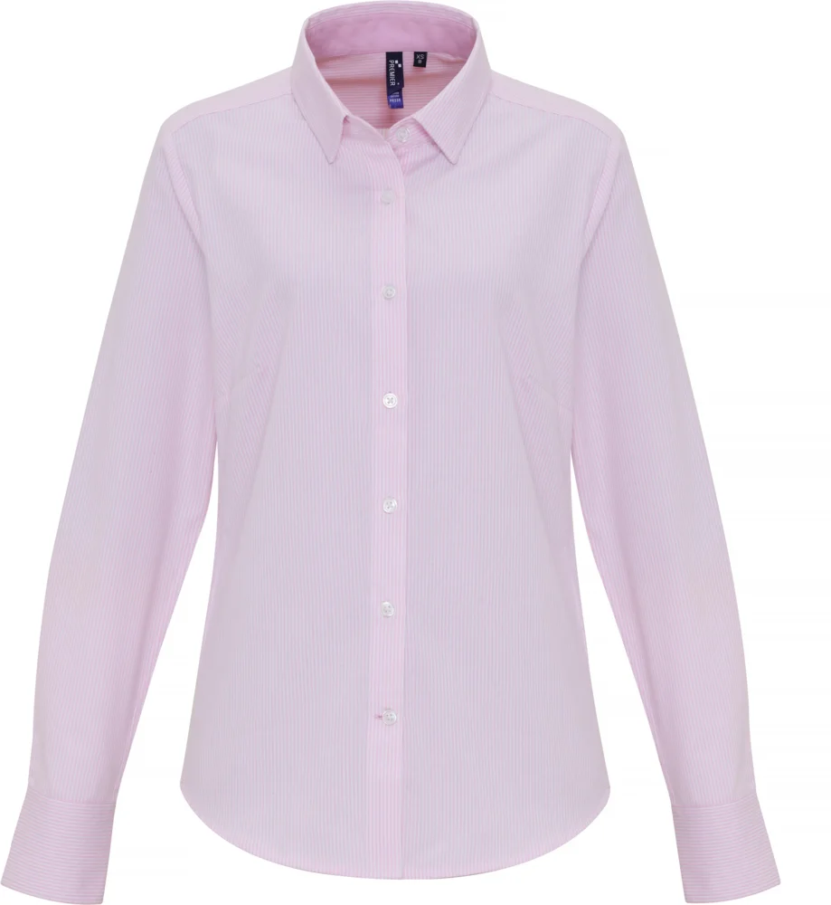 Oxford Striped Blouse long-sleeve