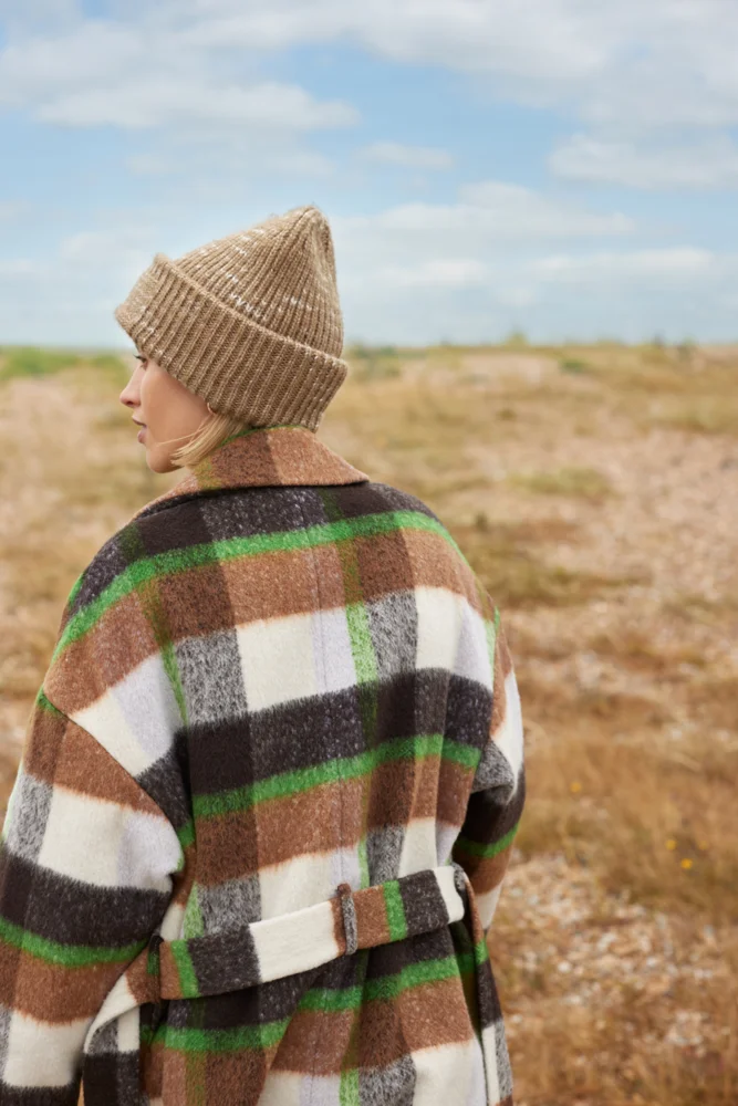 Patch Strickmütze "Chunky Knit"