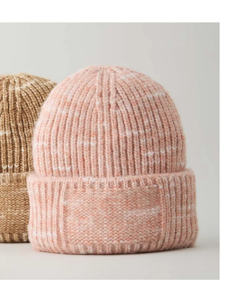 Patch Strickmütze "Chunky Knit"