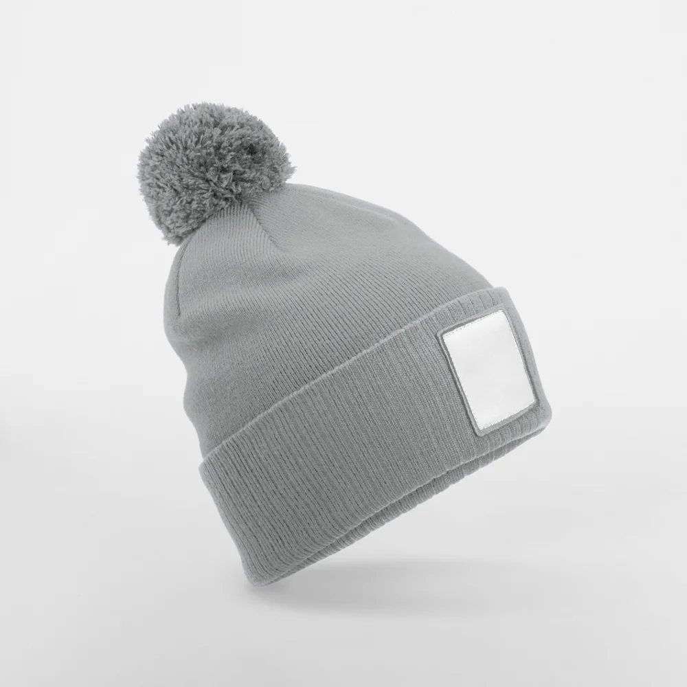 Patch Strickmütze "Pompon"