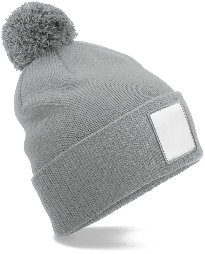 Patch Strickmütze "Pompon"