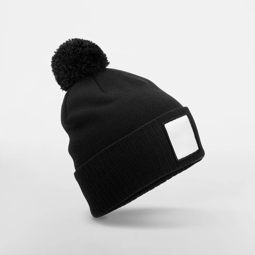 Patch Strickmütze "Pompon"