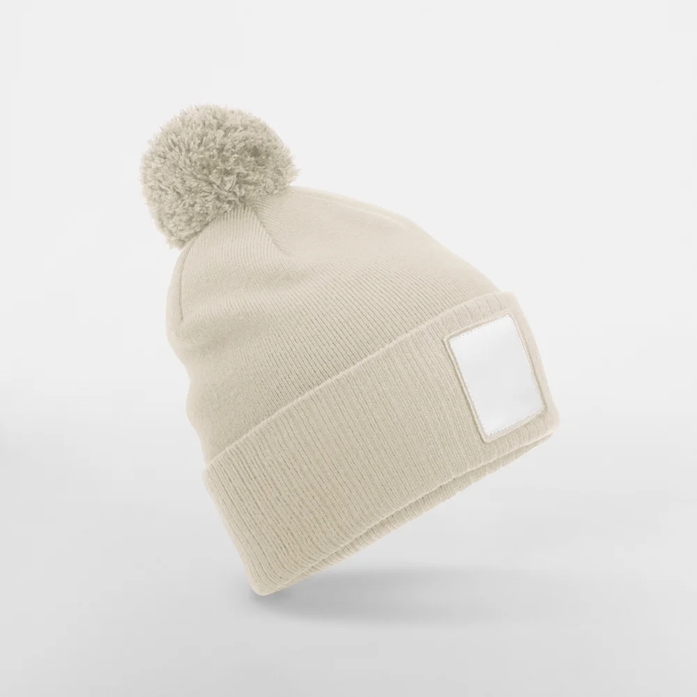 Patch Strickmütze "Pompon"