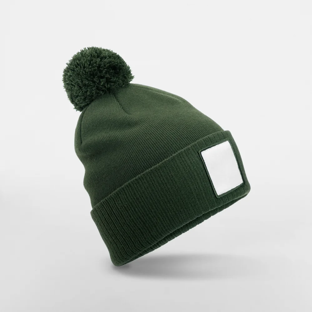 Patch Strickmütze "Pompon"
