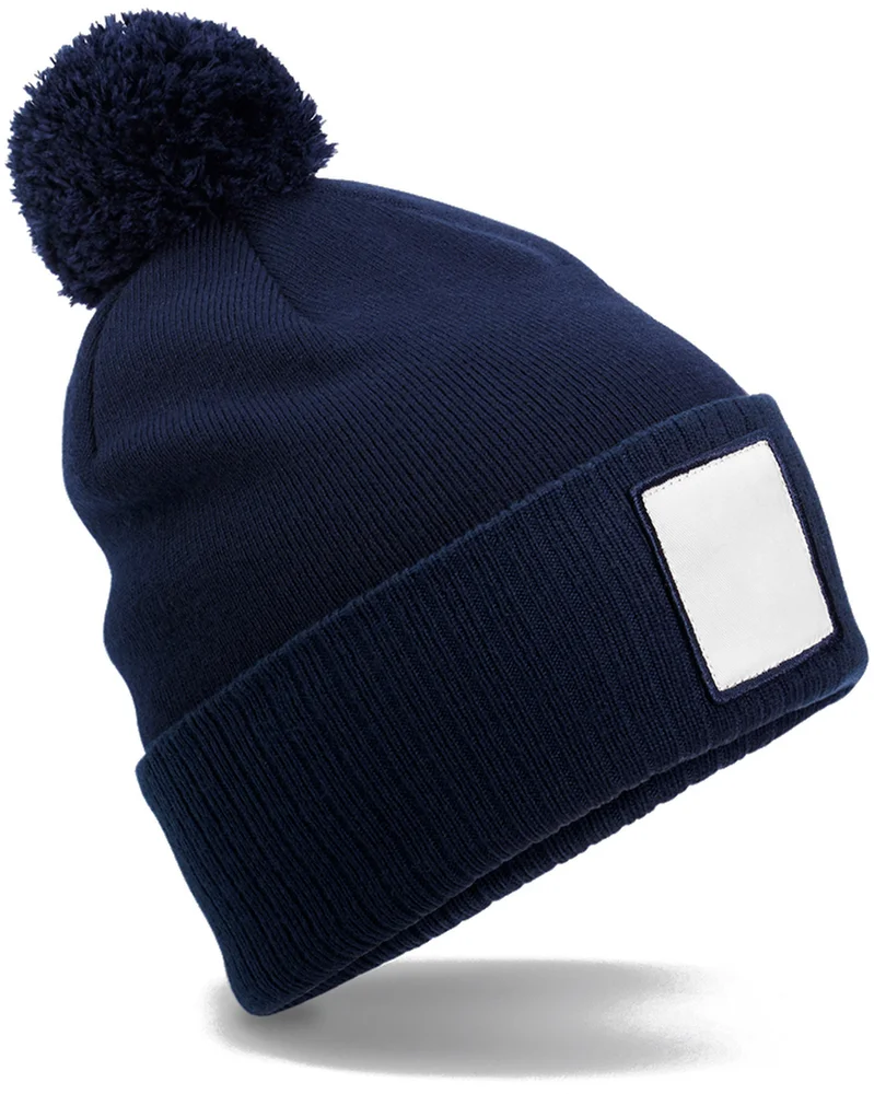 Patch Strickmütze "Pompon"