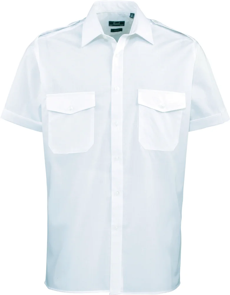 Piloten Hemd kurzarm