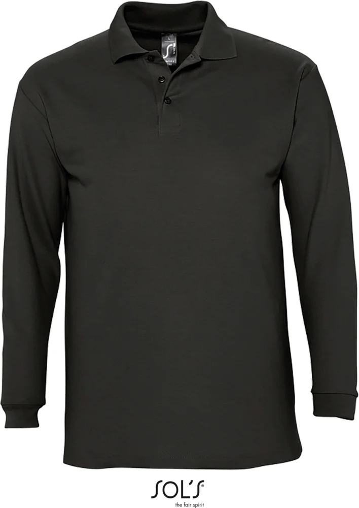 Piqué Polo langarm