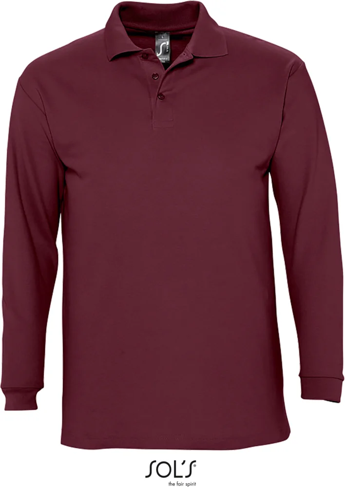 Piqué Polo langarm