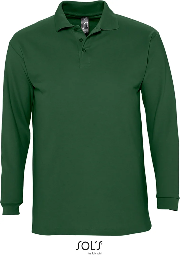 Piqué Polo langarm