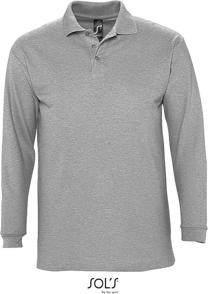 Piqué Polo langarm