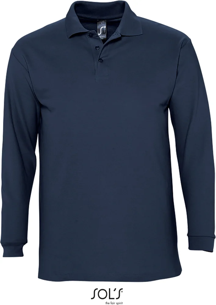 Piqué Polo langarm