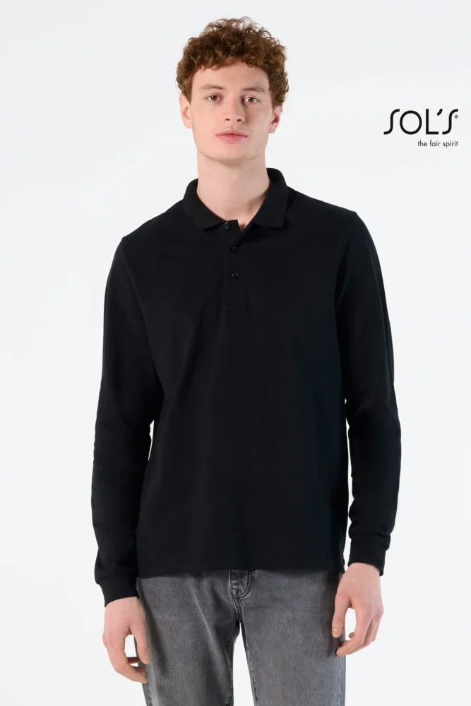 Piqué Polo langarm