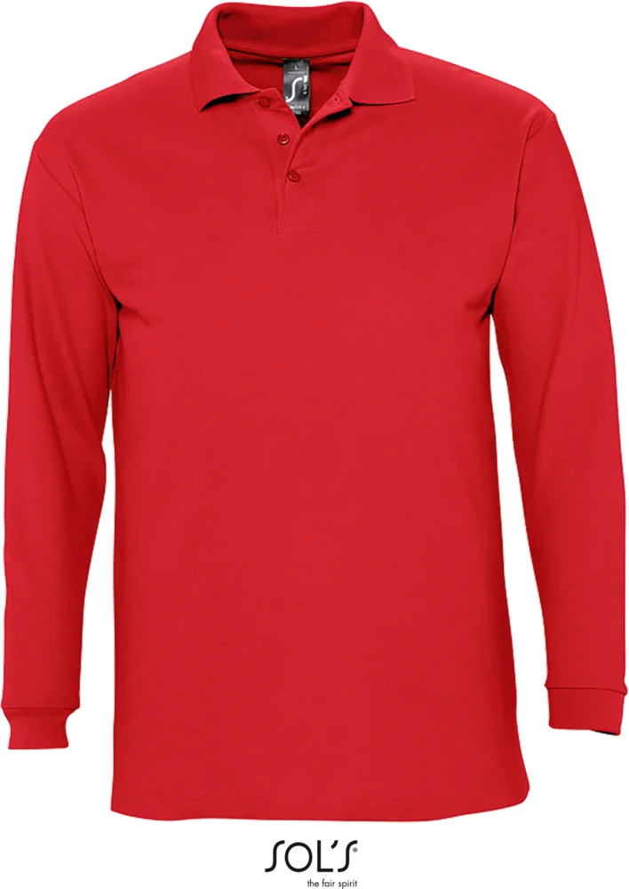 Piqué Polo langarm